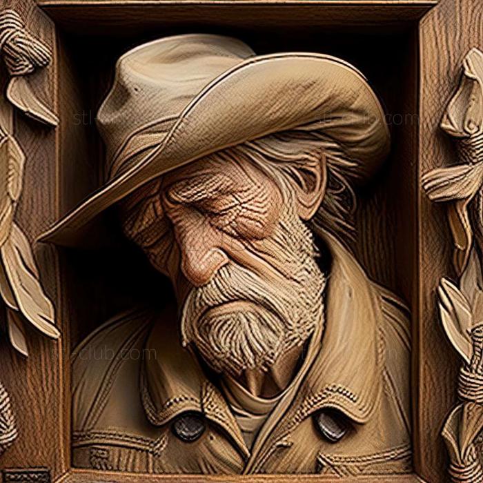 3D model Henry Mosler American artist (STL)